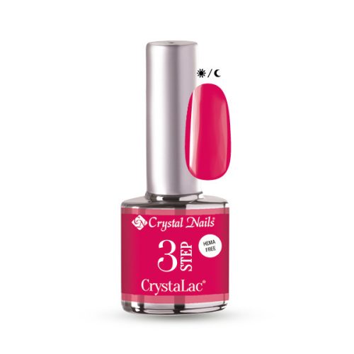 Crystal Nails 3 STEP HEMA Free CrystaLac - HF3SG4 (8ml) - Glowy Magenta