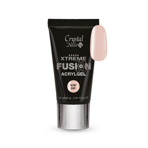 Crystal Nails Xtreme Fusion AcrylGel - Glowy Baby 27ml (30g)