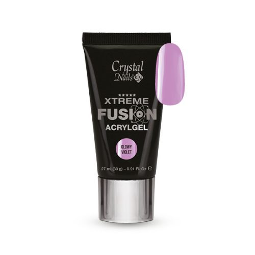 Crystal Nails Xtreme Fusion AcrylGel - Glowy Violet 27ml (30g)