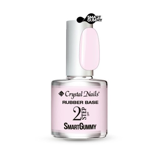 Crystal Nails 2S SmartGummy Rubber base gel - Nr14 Milky Rose 13ml