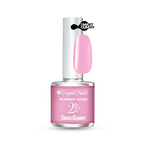 Crystal Nails 2S SmartGummy Rubber base gel - Nr60 Princess Pink 8ml