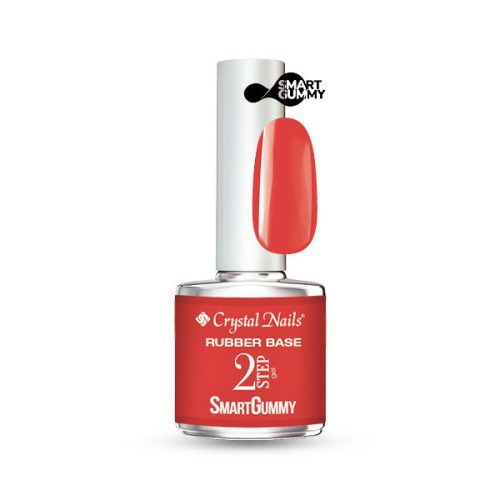 Crystal Nails 2S SmartGummy Rubber base gel - Nr63 Fiesta 8ml