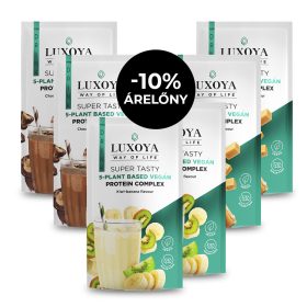 Luxoya Vegán prémium fehérjék kóstoló 6x30 g (2x3 íz)