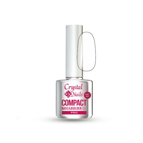 Crystal Nails Compact Pro HEMA Free Base Gel Clear - 8 ml