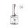 Crystal Nails 3 STEP HEMA Free CrystaLac - HF01 (8ml) - White