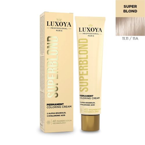 Luxoya SuperBlond (ammóniás highlift blonde) 11.11/11A - 60 ml