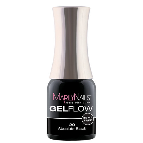 MarilyNails GelFlow - Hema Free 20 4 ml (Absolute Black)