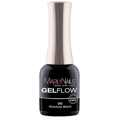 MarilyNails GelFlow - Hema Free 20 7 ml (Absolute Black
