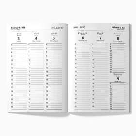 BrillBird Naptárbelső 2025 - Magyar