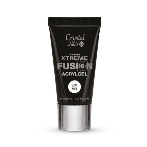Crystal Nails Xtreme Fusion AcrylGel - Ultra White 27 ml (30g)