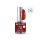 Crystal Nails 3 STEP HEMA Free CrystaLac - HF Christmas Red (4 ml)