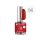Crystal Nails 3 STEP HEMA Free CrystaLac - HF22 (4 ml) - Italian Ruby / Olasz rubin