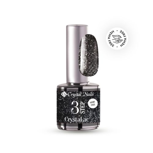Crystal Nails TPO FREE 3 STEP HEMA Free CrystaLac - HF3S FP08 (8 ml) - Full Platinum