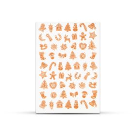 Crystal Nails vizes körömmatrica 3D - Gingerbread