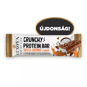 Luxoya CRUNCHY PROTEIN BAR 45 g - Karamella Kókusz ízű