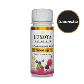   Luxoya L-CARNITINE SHOT 3.000 mg 60 ml, Erdei gyümölcs ízű
