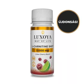 Luxoya L-CARNITINE SHOT 3.000 mg 60 ml, Meggy-lime ízű