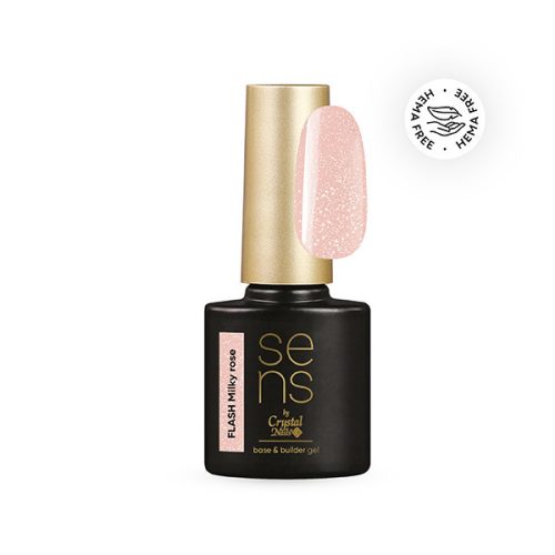 SENS FLASH Hema Free Base gel - Milky Rose 10 ml