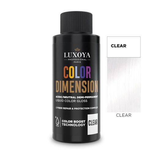 COLOR DIMENSION - Ápoló és ragyogást fokozó hajszínező Clear - 60 ml