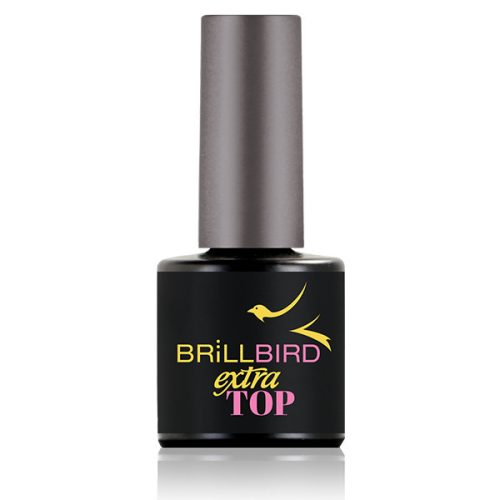 BrillBird Extra Top - Megújult formula -fixálásmentes, univerzális fedőfény 8 ml