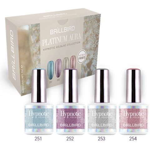 BrillBird Platinum Aura Hypnotic Gél Lakk Készlet