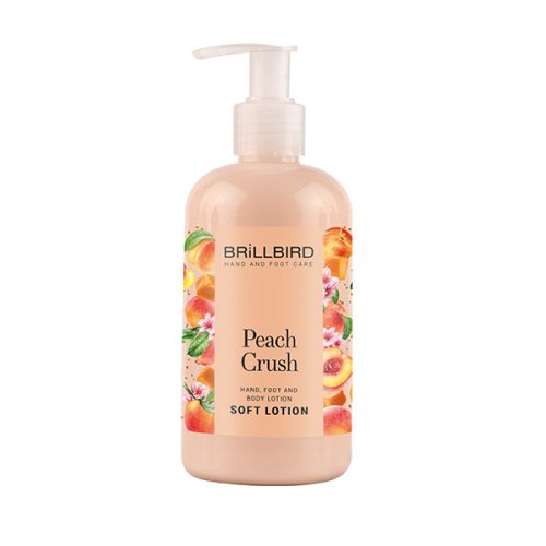 BrillBird Peach Crush - Kéz- és lábápoló krém - Soft lotion 250 ml