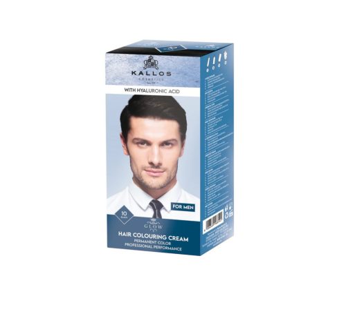 GLOW Tartós Krémhajfesték - 10 fekete 60 ml