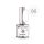 Crystal Nails TPO FREE 3 STEP HEMA Free CrystaLac - 221 (4 ml) - White