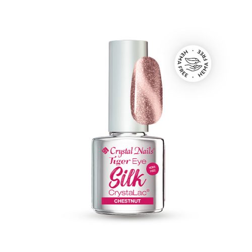 TPO FREE Tiger Eye Silk HEMA Free CrystaLac - Chestnut 4 ml