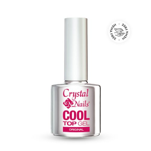 Crystal Nails HEMA Free Cool top gel Original - 4 ml