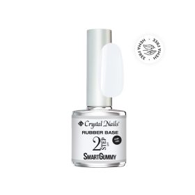   Crystal Nails 2S SmartGummy HEMA Free Rubber base gel - Nr2 Milky white 8 ml TF