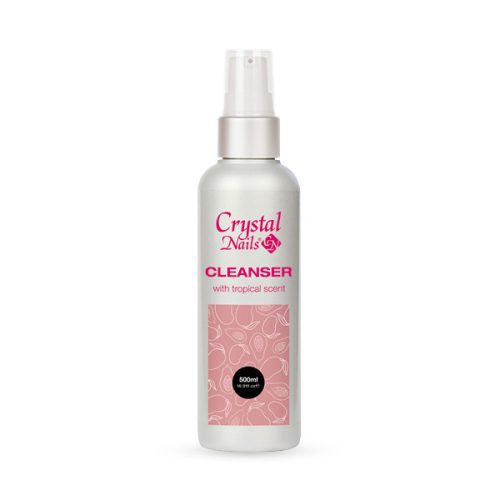 Crystal Nails Illatosított Cleanser fixáló folyadék - Trópusi (500 ml)