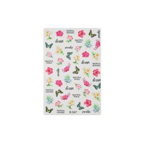 Crystal Nails Vizes Körömmatrica - Tropic Elements