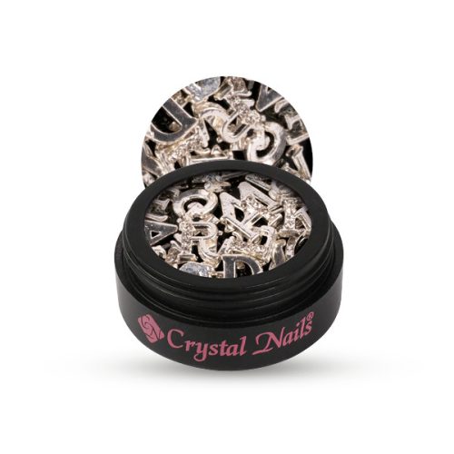 Crystal Nails Signature díszítő mix - ezüst