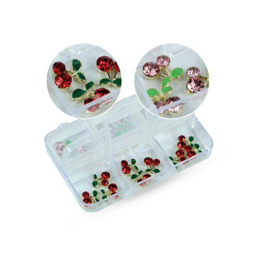 Crystal Nails Cherry Lady mix - cseresznyés díszítő mix
