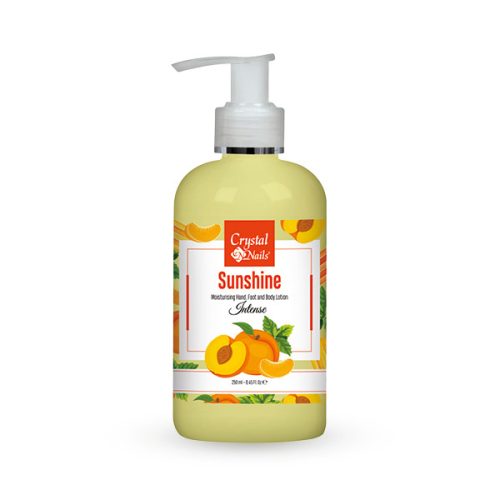 Crystal Nails Moisturising Hand, Foot and Body Lotion - Sunshine '25- Intense 250 ml