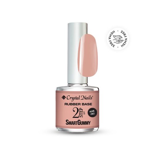 Crystal Nails 2S SmartGummy HEMA Free Rubber base gel - Nr13 Sweet Cream 8ml