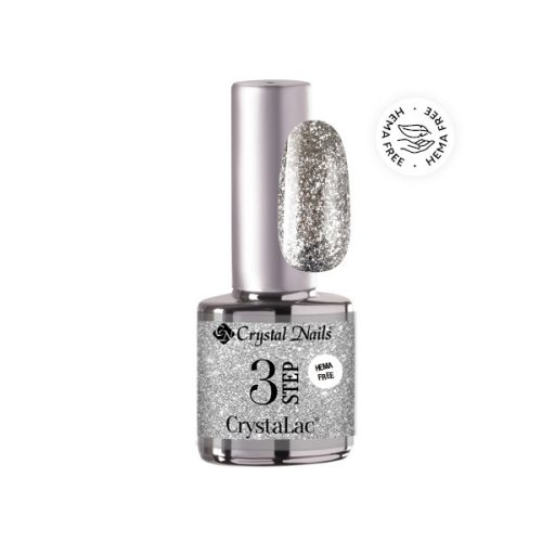 Crystal Nails TPO FREE 3 STEP HEMA Free CrystaLac - HF3S FP02 (4ml) - Full Platinum