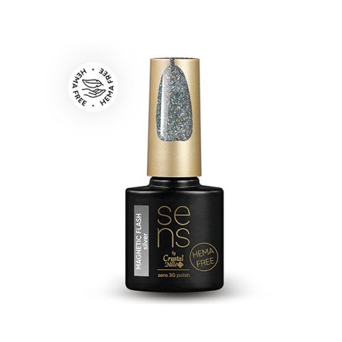 TPO FREE SENS HEMA Free 3G polish - Magnetic Flash silver 4ml