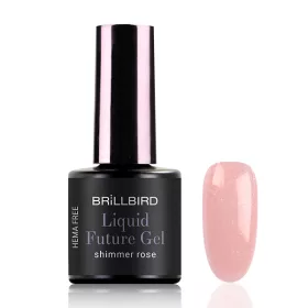 Brillbird Liquid Future Polygel - Shimmer Rose 8ml TF