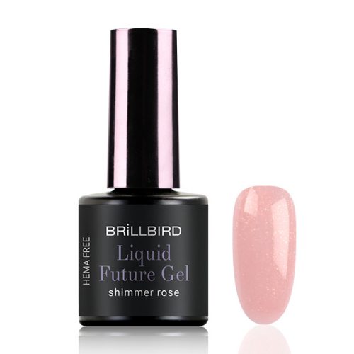 Brillbird Liquid Future Polygel - Shimmer Rose 8ml