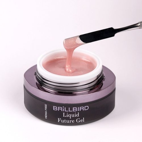 Brillbird Liquid Future Polygel - Shimmer Rose 15ml