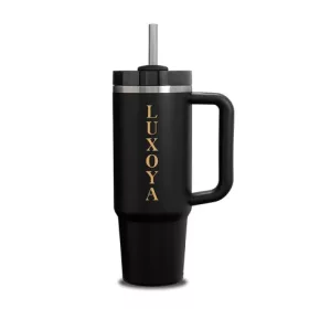 Luxoya Fém Hőtartó Kulacs - Fekete
