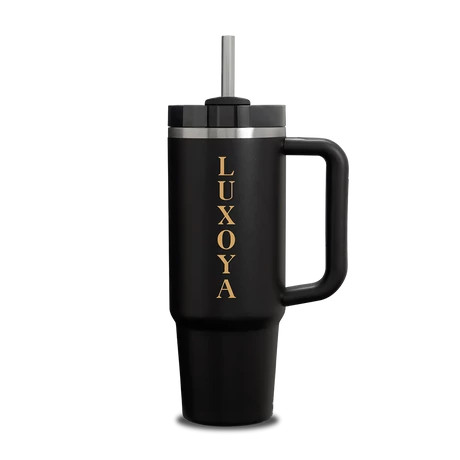 Luxoya Fém Hőtartó Kulacs - Fekete