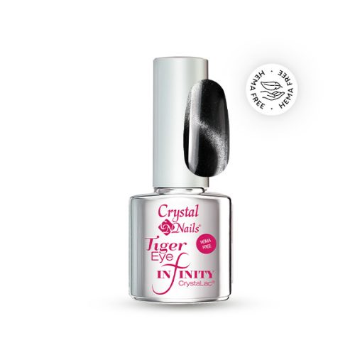 Crystal Nails TPO FREE Tiger Eye HEMA Free Infinity CrystaLac #9 - silver - 4ml