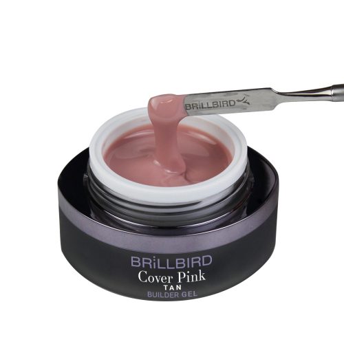 Brillbird COVER PINK GEL –TAN körömágyhosszabbító műköröm építőzselé 5ml TF