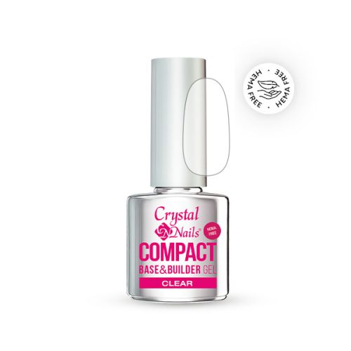 Crystal Nails Compact HEMA Free Base Gel Clear - 4ml TF