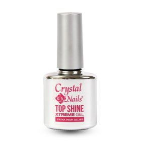   Crystal Nails Xtreme Top Shine átlátszó fényzselé (Clear) - 13ml TF