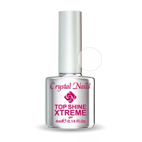 Crystal Nails Xtreme Top Shine átlátszó fényzselé (Clear) - 4ml TF