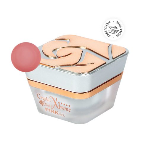 Crystal Nails Xtreme HEMA Free Pink építőzselé - 15ml TF